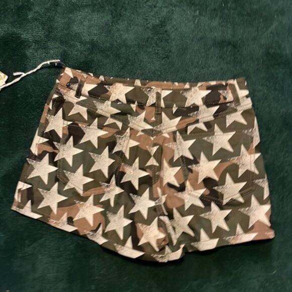Valentino Denim Star Print Shorts size 4 - Picture 7 of 12
